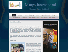 Tablet Screenshot of mangointernational.org